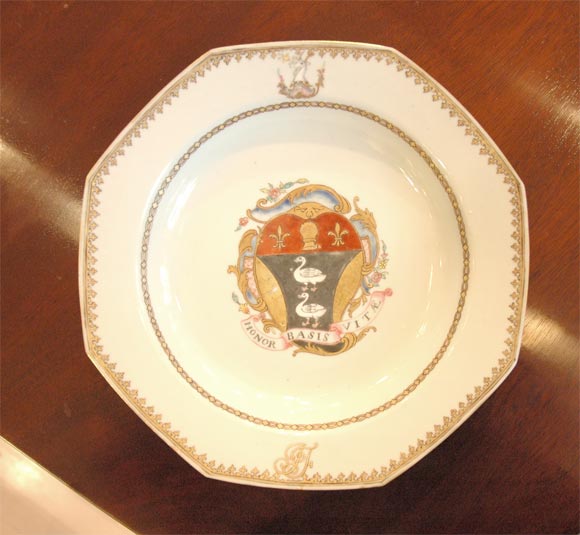 18th Century Chinese Export Armorial Bowl